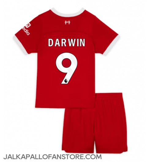 Liverpool Darwin Nunez #9 Kotipaita Lasten 2023-24 Lyhythihainen (+ shortsit)